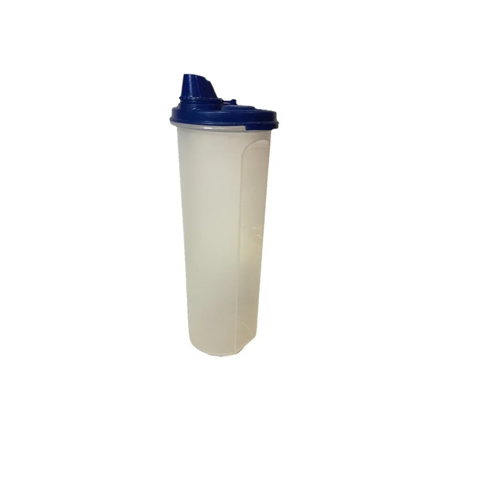 Tupperware Modular Mate Round Container #1291C-2 Dripless Seal‎ Blue Lid 30oz